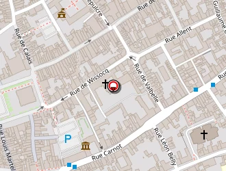 Carte de Tribunal De Grande Instance (tgi) à Saint-omer