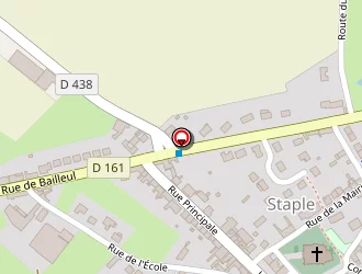 Carte de Belpalme Deroo à Staple