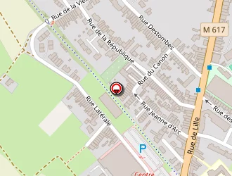 Carte de Café Demey à Roncq