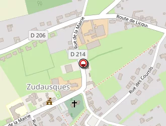 Carte de Le Troussebière à Zudausques