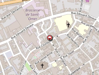 Carte de Armand Thiery à Saint-omer