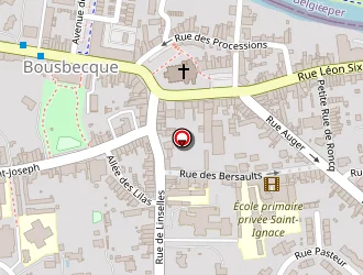 Carte de Ecoles Primaire Publiques à Bousbecque