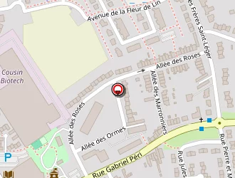 Carte de Espace Renovation à Wervicq-sud