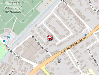 Carte de Institut Céline Beauté à Halluin