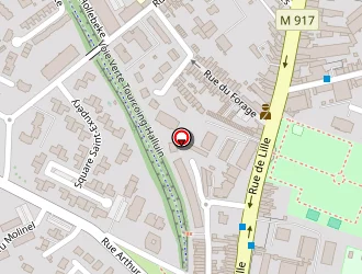 Carte de Commissariat De Police à Halluin