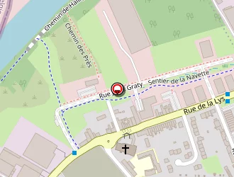 Carte de Ecole Notre Dame Des Fièvres à Halluin