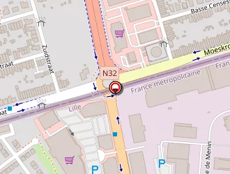 Carte de Espace Menuiserie à Halluin