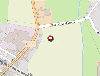 Carte de Cathelain à Bavinchove