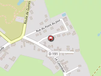 Carte de Laby Muriel à Hardinghen