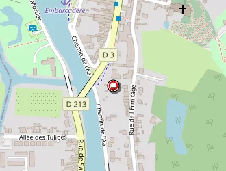 Carte de Stade Henri Lengagne à Watten