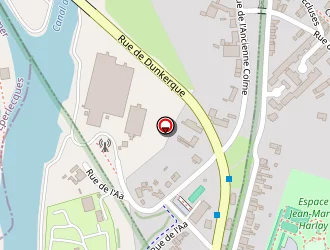 Carte de La Poste à Watten