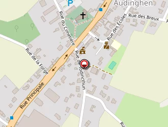 Carte de Autocars Pilon à Audinghen