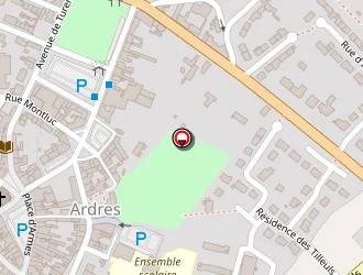 Carte de Terrain De Petanque à Ardres