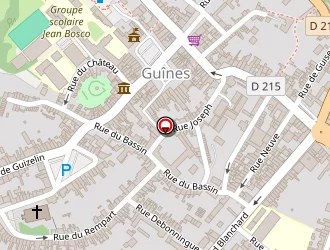 Carte de Ambulances Cantonales à Guînes