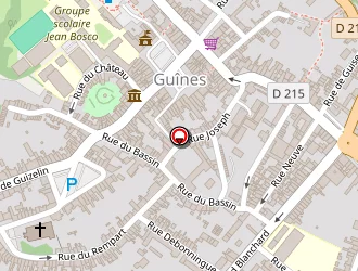 Carte de Demaerel à Guînes