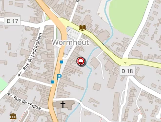 Carte de Détré Catherine à Wormhout