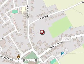 Carte de Court De Tennis à Zegerscappel