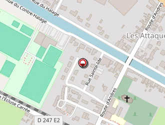 Carte de La Poste à Attaques (les)