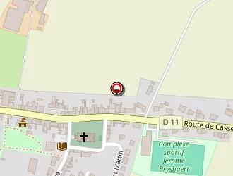 Carte de Singier à Looberghe