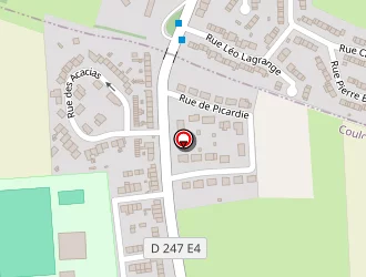 Carte de Langlet Robert à Coulogne