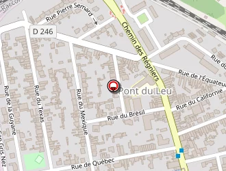 Carte de Airflux à Coquelles