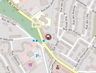 Carte de Terrain De Pétanque à Bourbourg