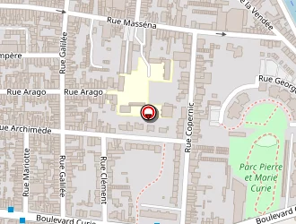 Carte de Opale Motors à Calais