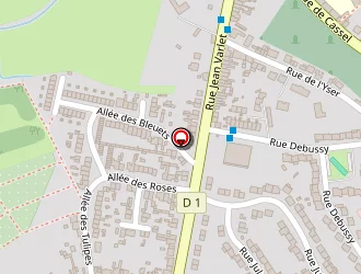 Carte de Logez électricité à Bourbourg