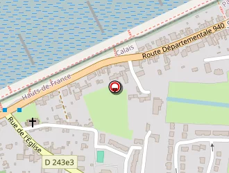 Carte de Husse Nicolas à Sangatte