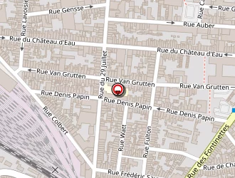 Carte de Destrez à Calais