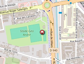 Carte de Cottage Hôtel Calais à Calais