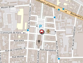 Carte de Carrefour Express à Calais