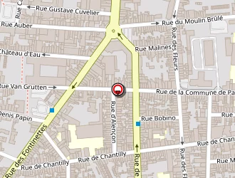 Carte de C.c.a.s (centre Communal D' Action Sociale) à Calais