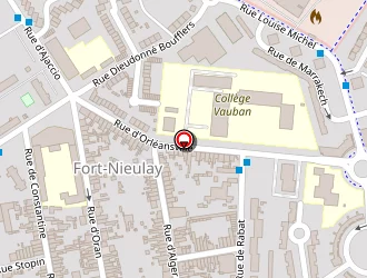 Carte de Le Fer A Cheval à Calais