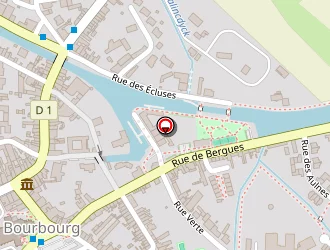 Carte de Duhamel Thierry à Bourbourg