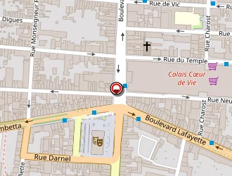 Carte de Aide Et Intervention à Domicile à Calais