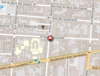 Carte de De Broutelles à Calais