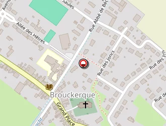 Carte de Ecole Communale à Brouckerque