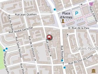 Carte de La Baccara à Calais