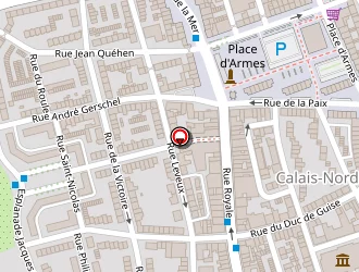 Carte de Le Dieu Delphine à Calais