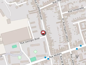 Carte de Aux Roses D Or à Calais