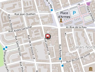 Carte de Royal Shop à Calais