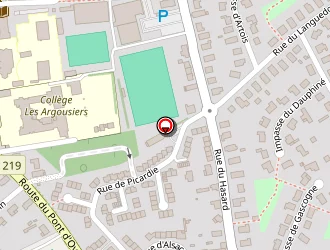 Carte de Complexe Football à Oye-plage