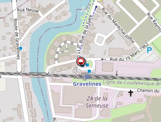 Carte de Vaesken à Gravelines