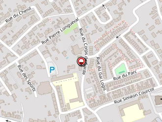 Carte de La Tente Verte à Loon-plage