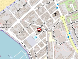 Carte de Dautrey à Gravelines