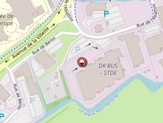 Carte de Opel Westhoek Automobiles Distributeur à Dunkerque