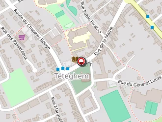 Carte de La Poste à Téteghem