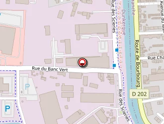 Carte de Point P Travaux Publics à Dunkerque