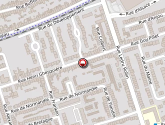 Carte de Franklin à Coudekerque-branche